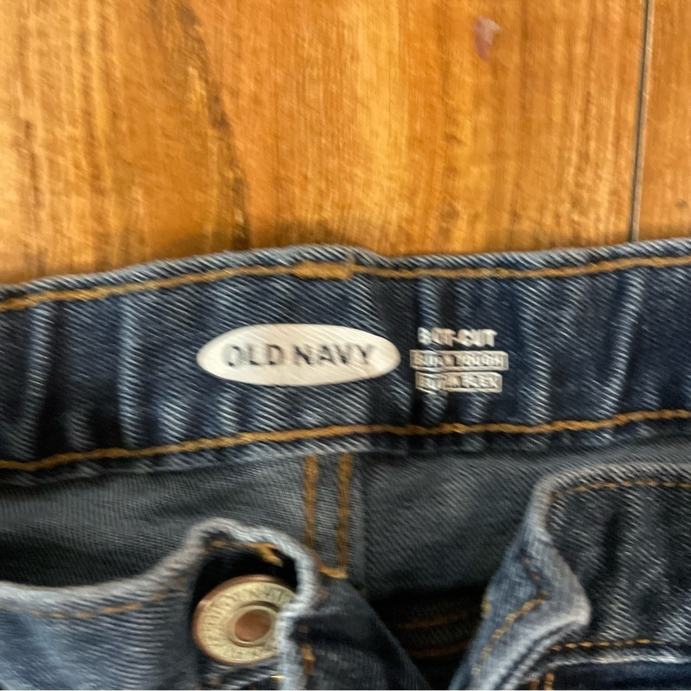 OLD NAVY Boy’s Boot Cut Built Tough Flex Blue Denim Jean Size 18 - Picture 3 of 12